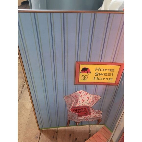 Telco Vintage motionette fireplace dimensional background display Xmas accessory - Picture 5 of 14